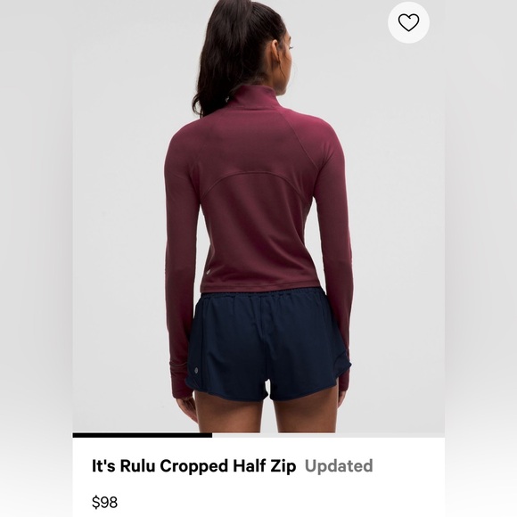 NWOT Lululemon Half Zip - Picture 2 of 6